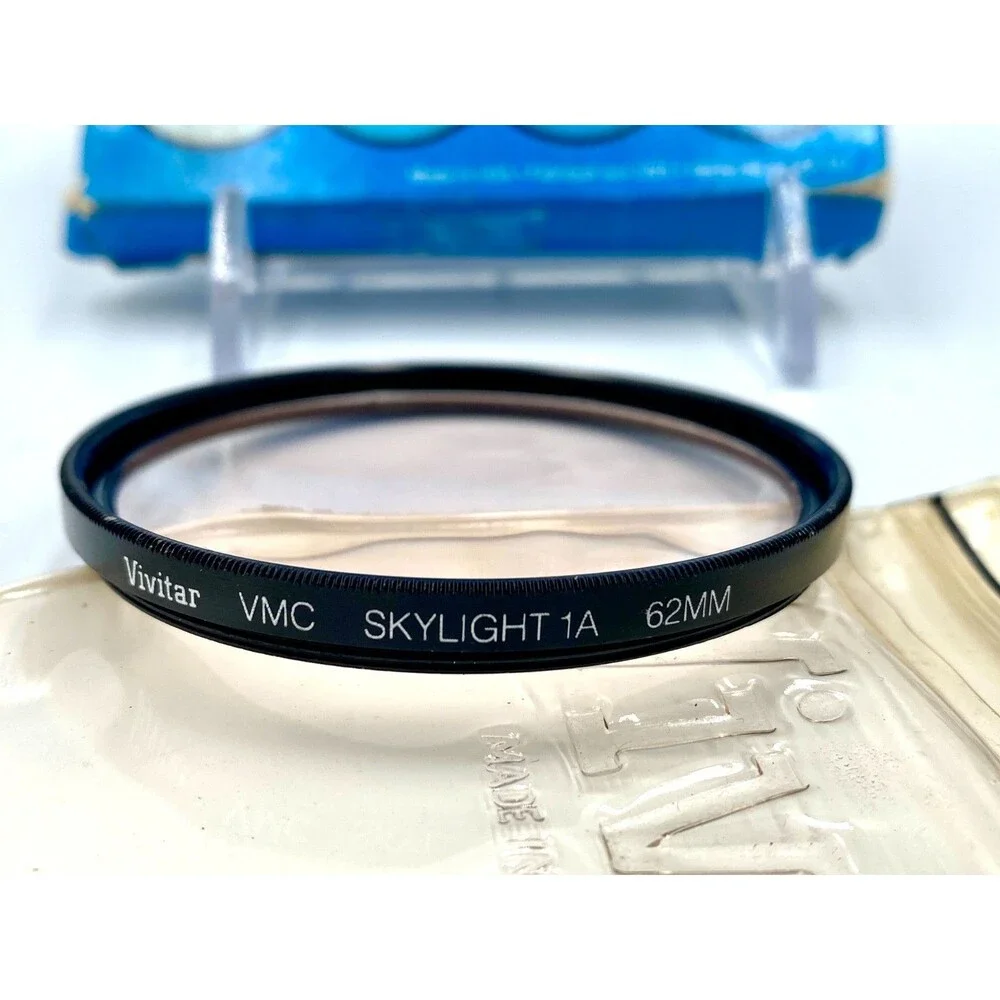 NEW Vivitar Skylight (1A) 62mm Lens Filter Made in Japan - NEW Old Stock.